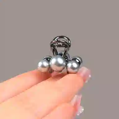 左欧 抓夹小号过渡期半扎发女后脑勺齐肩发 小夹子 发夹 女款