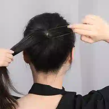 左欧 橡皮筋扎头发黑色小皮筋一次性高弹力儿童 发圈 女款