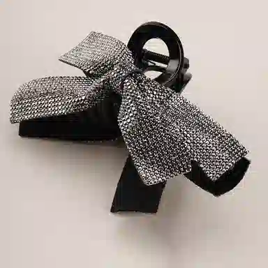 左欧 蝴蝶结后脑勺高级感 亚克力 发夹 女款