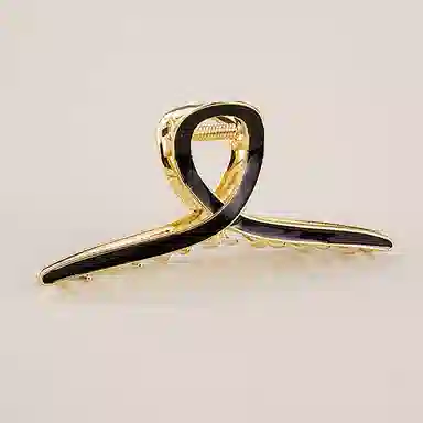 左欧 日常通勤减龄发饰 简约轻奢高级感 发夹 女款