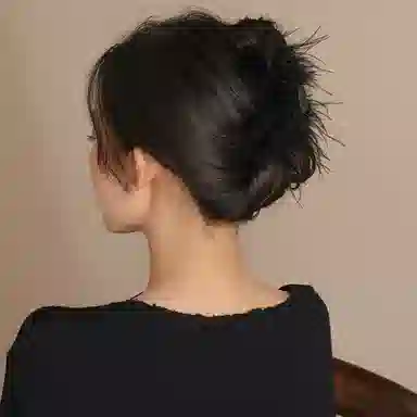 左欧 羽毛抓夹大号后脑勺辣妹鸡窝头鲨鱼夹 发夹 女款