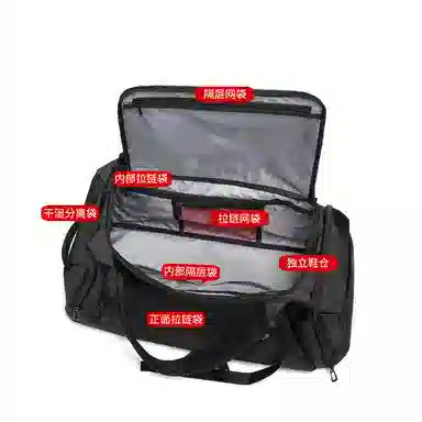 ReeYee Travel Bag Black/Grey