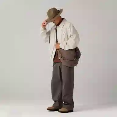 Lanqi Autumn Curved Sleeve Workwear Jacket