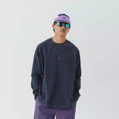 NOTHOMME Blue Waffle Long Sleeve