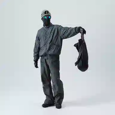 NOTHOMME Blue Nylon Jacket