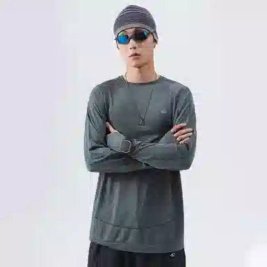 NOTHOMME Blue Seamless Knit Sports Top