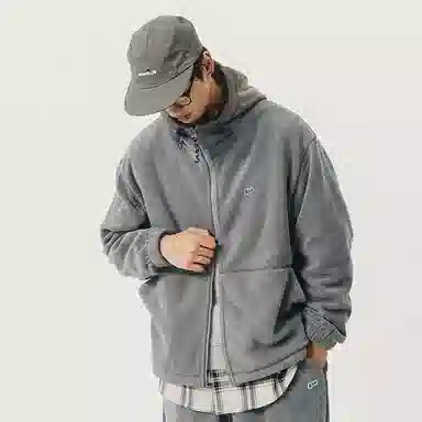 NOTHOMME BLUE Fleece Hoodie