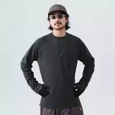 NOTHOMME Blue Outdoor Long Sleeve T-Shirt