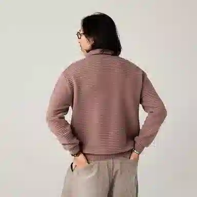 Lanqi Wool Polo Knit Sweater