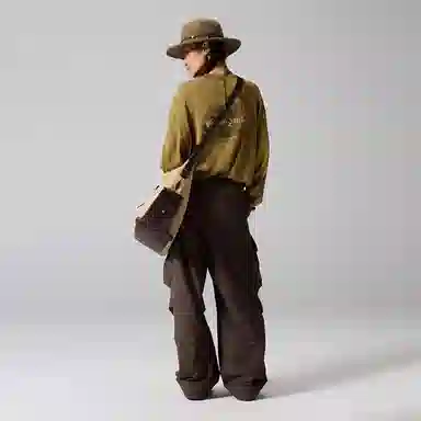 Lanqi Highland Reflective Print Antibacterial COOLMAX Merino Wool Base Layer Long Sleeve Tee Unisex