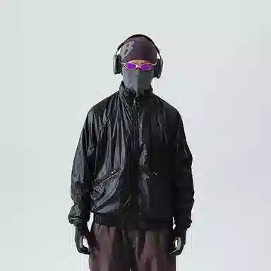 NOTHOMME Blue Nylon Jacket