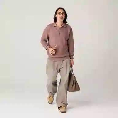 Lanqi Wool Polo Knit Sweater