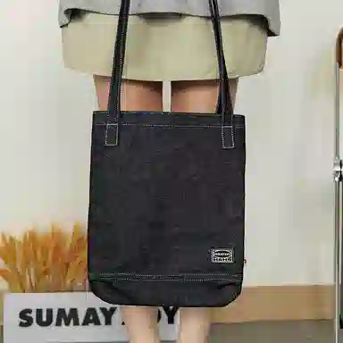 SUMAYZOY Classic Denim Shoulder Bag