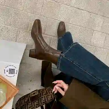 牛皮革 法式简约显瘦舒适优雅时尚 短靴 女款