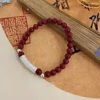 亲喜 百福新中式古风优雅小清新吉祥如意 朱砂 手串 女款