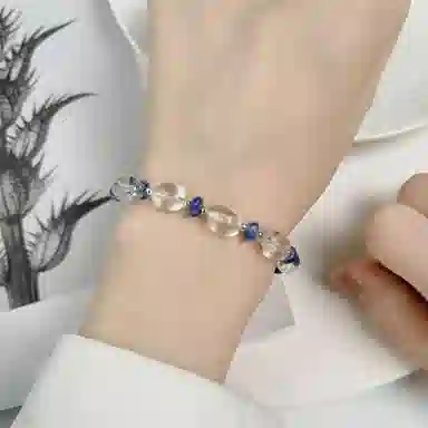 亲喜 温柔透明串珠复古精致森系清冷感白月光小众 优雅精致中国风中式 水晶 手串 女款