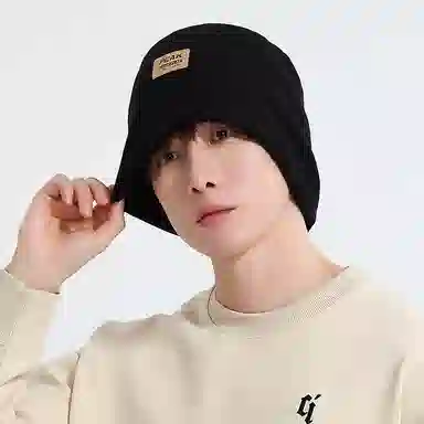 匹克 秋冬季保暖护耳潮流嘻哈风堆堆帽 聚酯纤维 绒线帽 男女同款情侣款