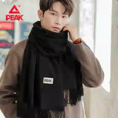 匹克 防寒保暖柔软舒适优雅 绒线围巾 男女同款情侣款