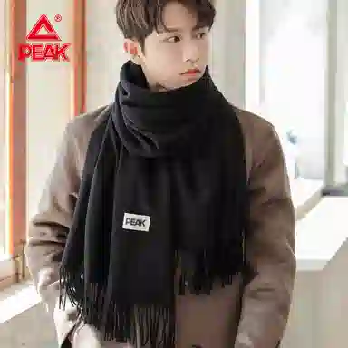 匹克 防寒保暖柔软舒适优雅 绒线围巾 男女同款情侣款