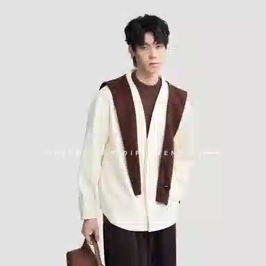 HERBEL V-Neck Long Sleeve Shirt