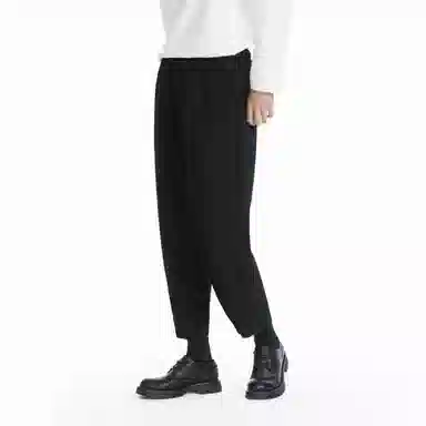HERBEL Free Series Loose Fit Casual Pants Black