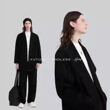 HERBEL Loose Fit Long Coat