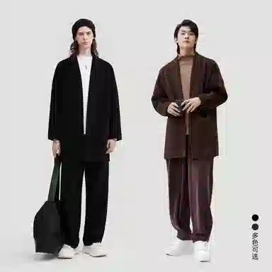 HERBEL Loose Fit Long Coat