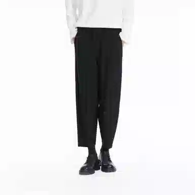 HERBEL Free Series Loose Fit Casual Pants Black