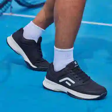 飞特威尔 时尚舒适 减震防滑耐磨支撑平衡回弹 低帮 网球鞋 男款