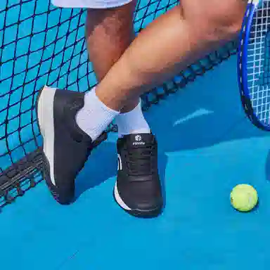 飞特威尔 时尚舒适 减震防滑耐磨支撑平衡回弹 低帮 网球鞋 男款