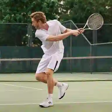 飞特威尔 时尚舒适 减震防滑耐磨支撑平衡回弹 低帮 网球鞋 男款