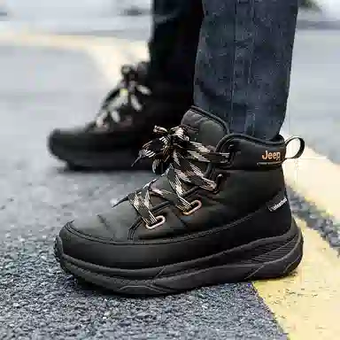 Jeep Snow Boots Black