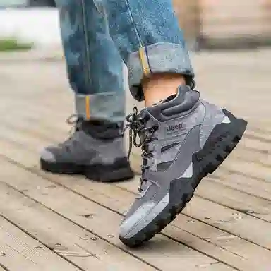 Jeep Short Boots Grey