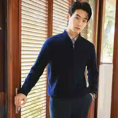 SAINT ANGELO Trendy Half Turtleneck Sweater