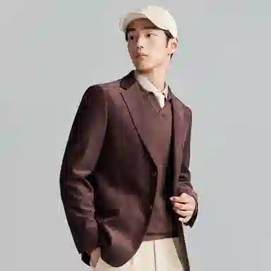 SAINT ANGELO Sporty Knit Check Blazer