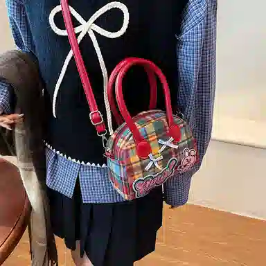 Ainitu Vintage Wool Shoulder Bag