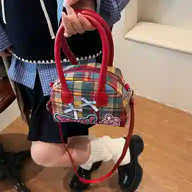 Ainitu Vintage Wool Shoulder Bag