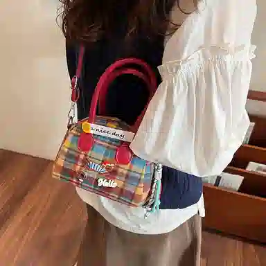 Ainitu Vintage Wool Shoulder Bag