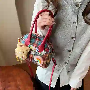 Ainitu Vintage Wool Shoulder Bag