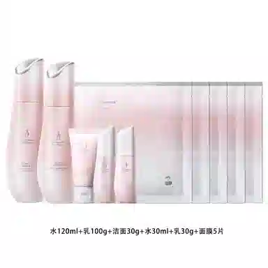 袋鼠妈妈光感透亮护肤品水乳补水保湿化妆品精华礼盒套装