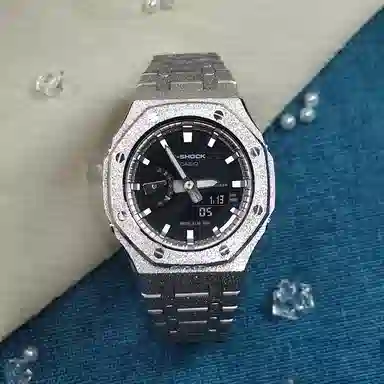 Casio GA-2100-1A1 Silver Steel