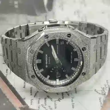 Casio GA-2100-1A1 Silver Steel