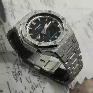 Casio GA-2100-1A1 Silver Steel