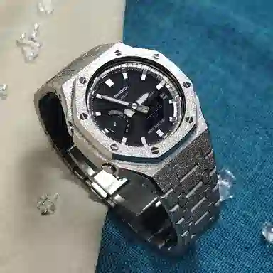 Casio GA-2100-1A1 Silver Steel