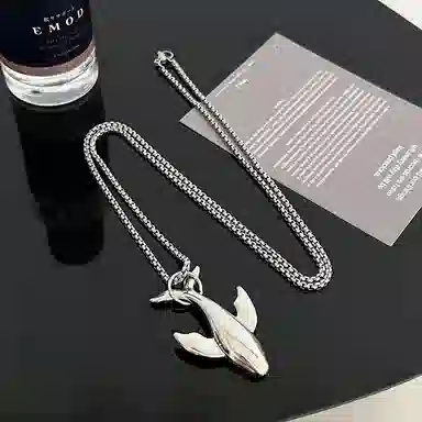 QUIET LOVE Whale Necklace
