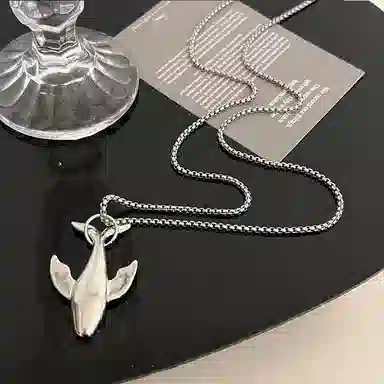 QUIET LOVE Whale Necklace