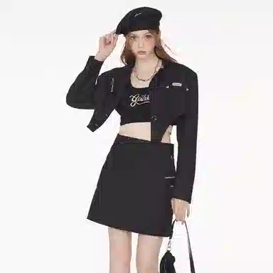 Guuka Hero Black Blazer