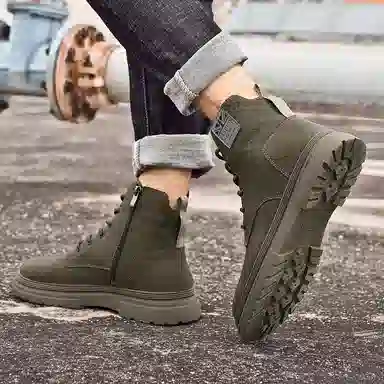 DILIKAN Martin Boots Mid-Top Thick Sole