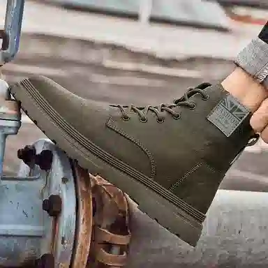 DILIKAN Martin Boots Mid-Top Thick Sole