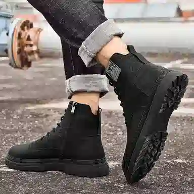 DILIKAN Martin Boots Mid-Top Thick Sole